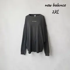 New Balance ワッフル長袖カットソー ブラック 2XLオーバーのサムネイル