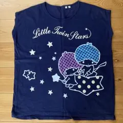 UT Little Twin Stars Tシャツ　キキララ　150 ネイビーのサムネイル