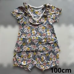 花柄 フリル セットアップ 100cm モイモルンのサムネイル