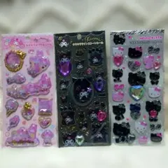 【新品未開封】サンリオ　シール3点セット　キティ　マイメロ　クロミ