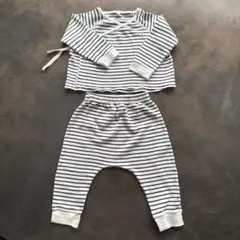 PETIT BATEAU 合わせ仕様トップス　ボトムス　2点セッ12m 74cm