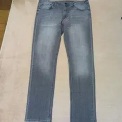 【GU】 スキニーパンツ グレー