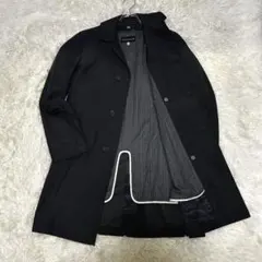 トゥモローランド 2WAY ライナー ステンカラーコート 比翼 黒色 サイズ44