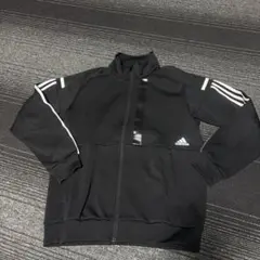 adidas 黒 ジップアップジャージ M希望価格相談