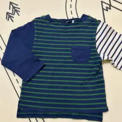 SHIPS ボーダー 長袖Tシャツ 90cmのサムネイル