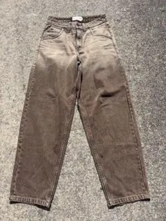美品】Dime デニムパンツ バギーパンツ ブラウ 28インチ - メルカリ
