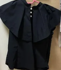 FRAY I.Dラッフル襟付きブラウス　フリルカラーブラウス　フリルブラウス