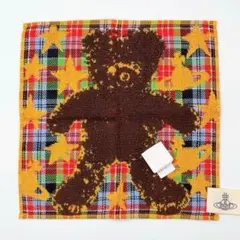 Vivianne Westwood タオルハンカチ ベア チェック カラフル 新