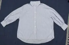 ストライプシャツ 青　春服　INGNI