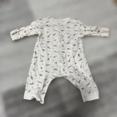 動物・乗り物プリント　ロンパース