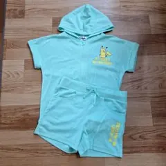 ポケットモンスター ピカチュウ パーカー　セットアップ　130cm