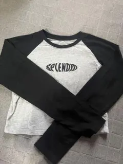 Dazy Mサイズ ロゴプリント 長袖Tシャツ