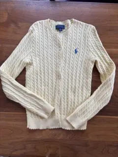 Polo Ralph Lauren イエローカーディガン M140