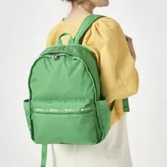 希少カラー LeSportsac ROUTE BACKPACK リュック 無地
