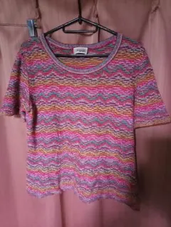C*♪様 MISSONI SPORTミッソーニ カラフルニット MADE INのサムネイル