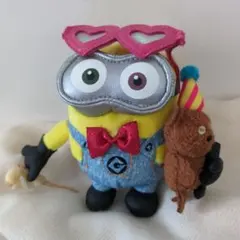 ユニバーサルジャパン　ミニオン【ボブ】ぬいぐるみキーホルダー