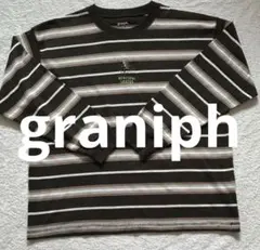 graniph ボーダー 長袖カットソー BEAUTIFUL SKATES Mのサムネイル
