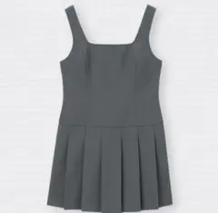 GU ノースリーブミニワンピース L ダークグレー