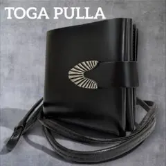 TOGA PULLA Leather shoulder Wallet blackのサムネイル
