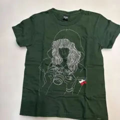 graniph カメラ女性イラスト Tシャツ SS