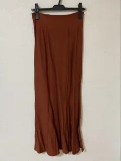 SLY スライ　マーメイドロングスカート　ブラウン　S