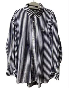 PENNEYS×coen 別注 ロンドンストライプシャツ ロイヤルブルー F