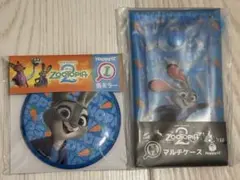 ズートピア2 Happyくじ H賞 I賞　マルチケース 缶ミラー　ジュディ