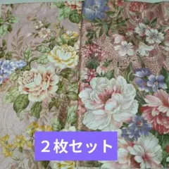 花柄 生地 2枚セット ハンドメイド 素材