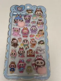 ラブブ風 おしりシール ぷくぷく 立体 ぷにぷに