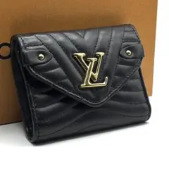 ✨極美品✨ ルイヴィトン　三つ折り　財布　ニューウェーブ　コンパクト　ノワール