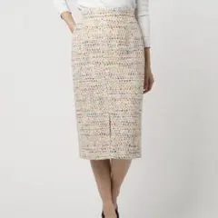 Loulou Willoughby マルチカラータイトスカート ひざ丈