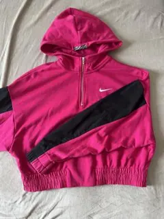 Nike ピンク フード付きパーカー L