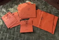 HERMES ショップ袋 紙袋 ショッパー 50枚 ミニサイズ 小サイズ - メルカリ