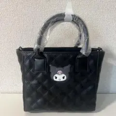 サンリオ クロミ BLACK キルティング 2way トートバッグ