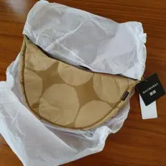 ユニクロ×マリメッコ　ラウンド　ミニショルダーバック　ベージュ