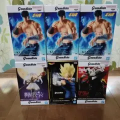 北斗の拳　ドラゴンボール　ワンピースなど6体セット