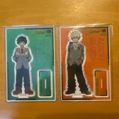 僕のヒーローアカデミア くら寿司 緑谷出久・爆豪勝己 アクリルスタンドセット