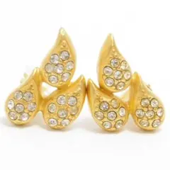 美品 GIVENCHY ジバンシィ イヤリング ゴールドカラー ヴィンテージ