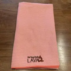 Hot Yoga Studio LAVA ヨガタオル ピンク