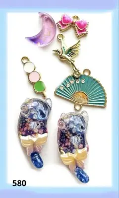 2点セット♡クジラ＆うさぎレジンヘアゴムブローチ - メルカリ