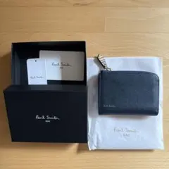Paul smith ジップストローグレイン　ミニ財布