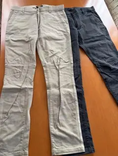 Mizuno 綿ゴルフパンツ　LL　ベージュと黒　2本