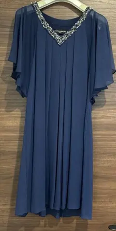 ユナイテッドアローズ　ワンピース　紺色