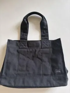 【美品】PORTER ブラック スモーキートートバッグMのサムネイル