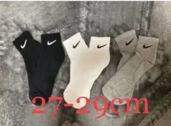 ナイキ　ソックス　クウォーター　アソート　27-29cm