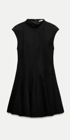 ZARA 新品ゴデットミニワンピース　Sサイズのサムネイル