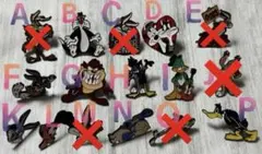 ルーニー・テューンズ/ワーナー・ブラザース　ピンバッジセット 16個セット