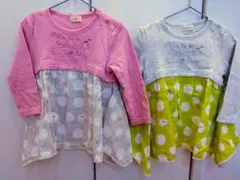 kp　ニットプランナー　90　ワンピース　2枚セット