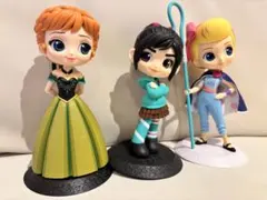 ディズニー アナ ヴァネロペ ボーピープ 3体セット Q posket