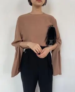 RIM.ARK 2sleeve design tops ベージュのサムネイル